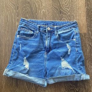 Shein jean shorts